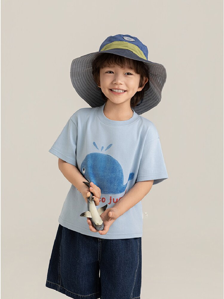 Cute Animal Graphic Cotton T-shirt アニマル プリント コットン Tシャツ【mh0012741】