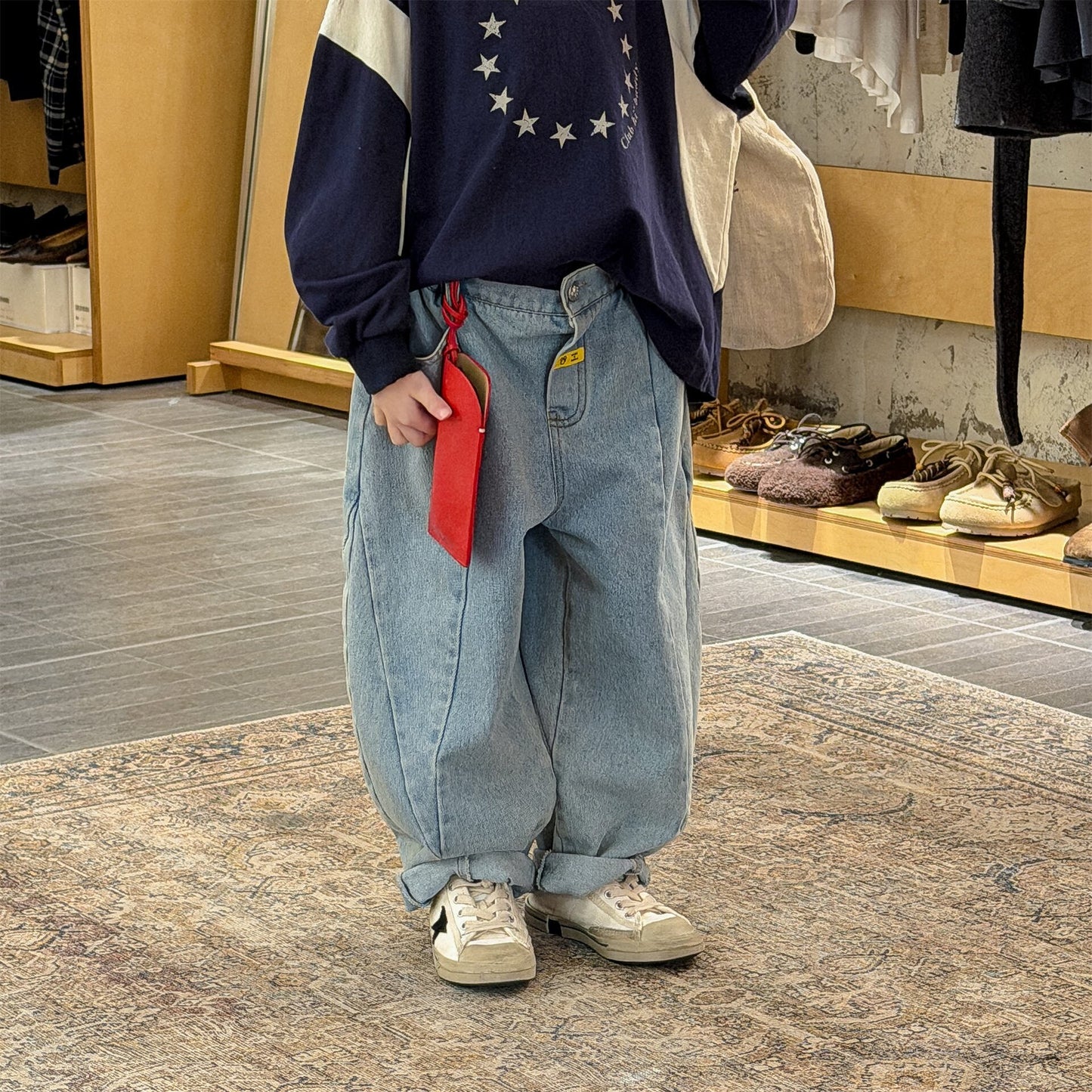 Spring Denim Tapered Pants デニム テーパードパンツ【mh0012082】