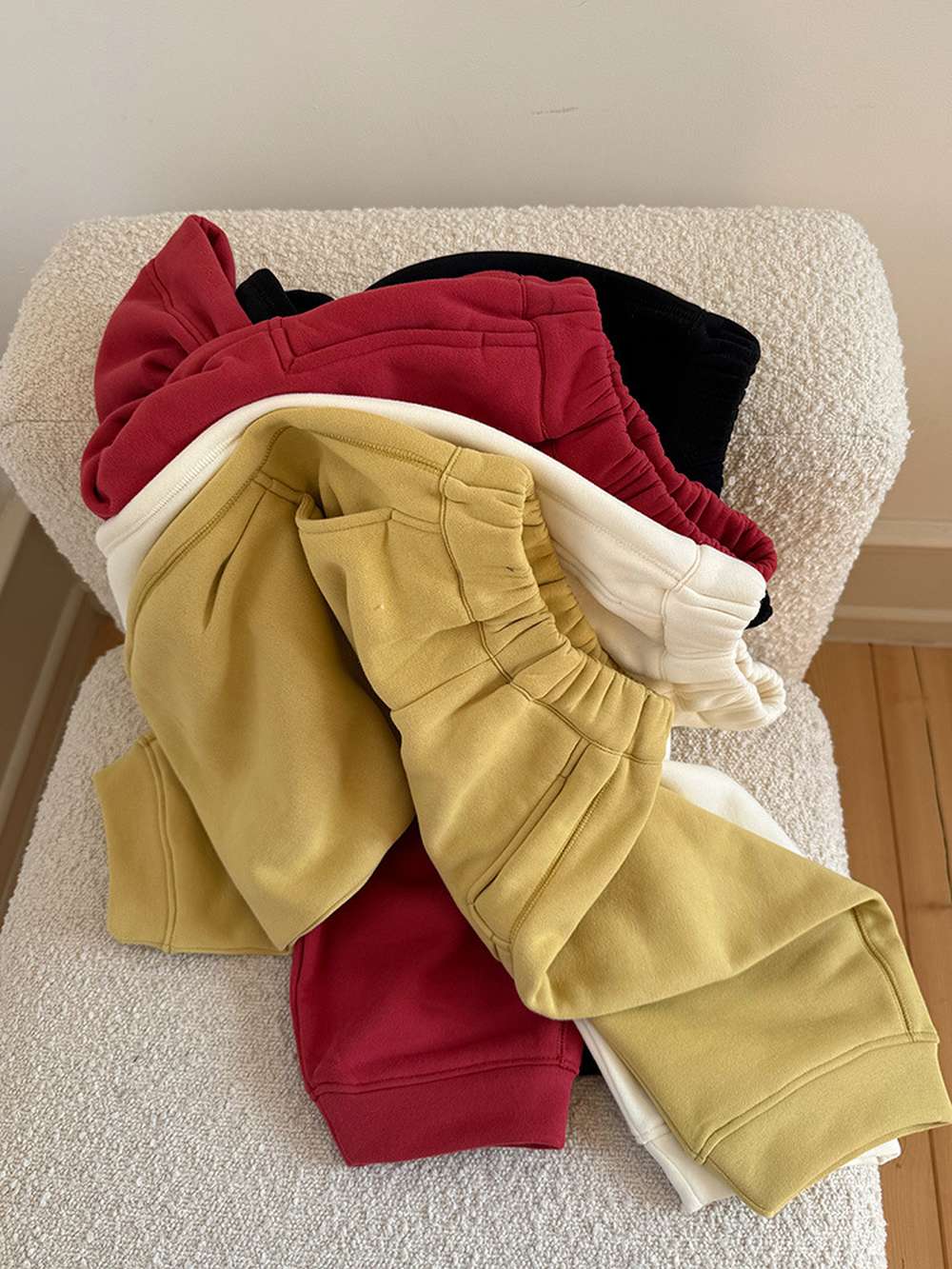 ゆるワイドスウェットパンツ 裏起毛バルーンシルエット 裏起毛スウェットパンツ【mh0011455】