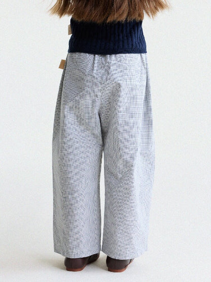 Floral Print Cotton Long Pants ドット柄 ロングパンツ【mh0013169】