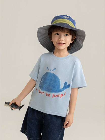 Cute Animal Graphic Cotton T-shirt アニマル プリント コットン Tシャツ【mh0012741】