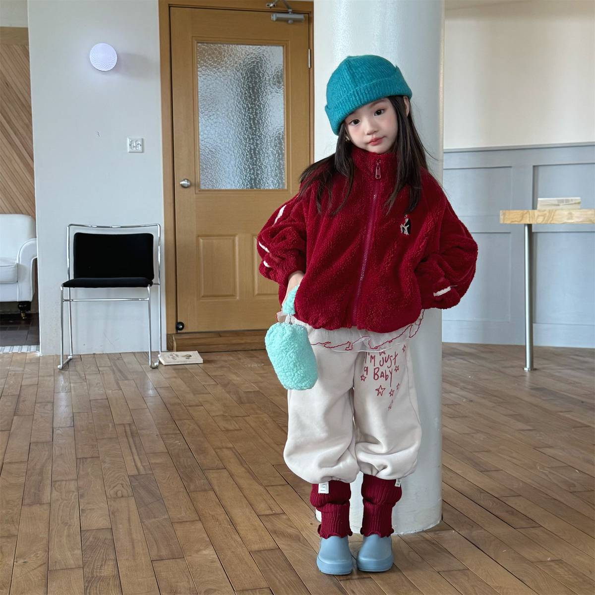 -裏起毛スウェットパンツ ロングパンツ 暖か長ズボン カジュアル【mh0011405】 - mamahalo shop - ロングパンツ・スウェットパンツ -  べビー服 - 子供服 - 男の子 - 女の子