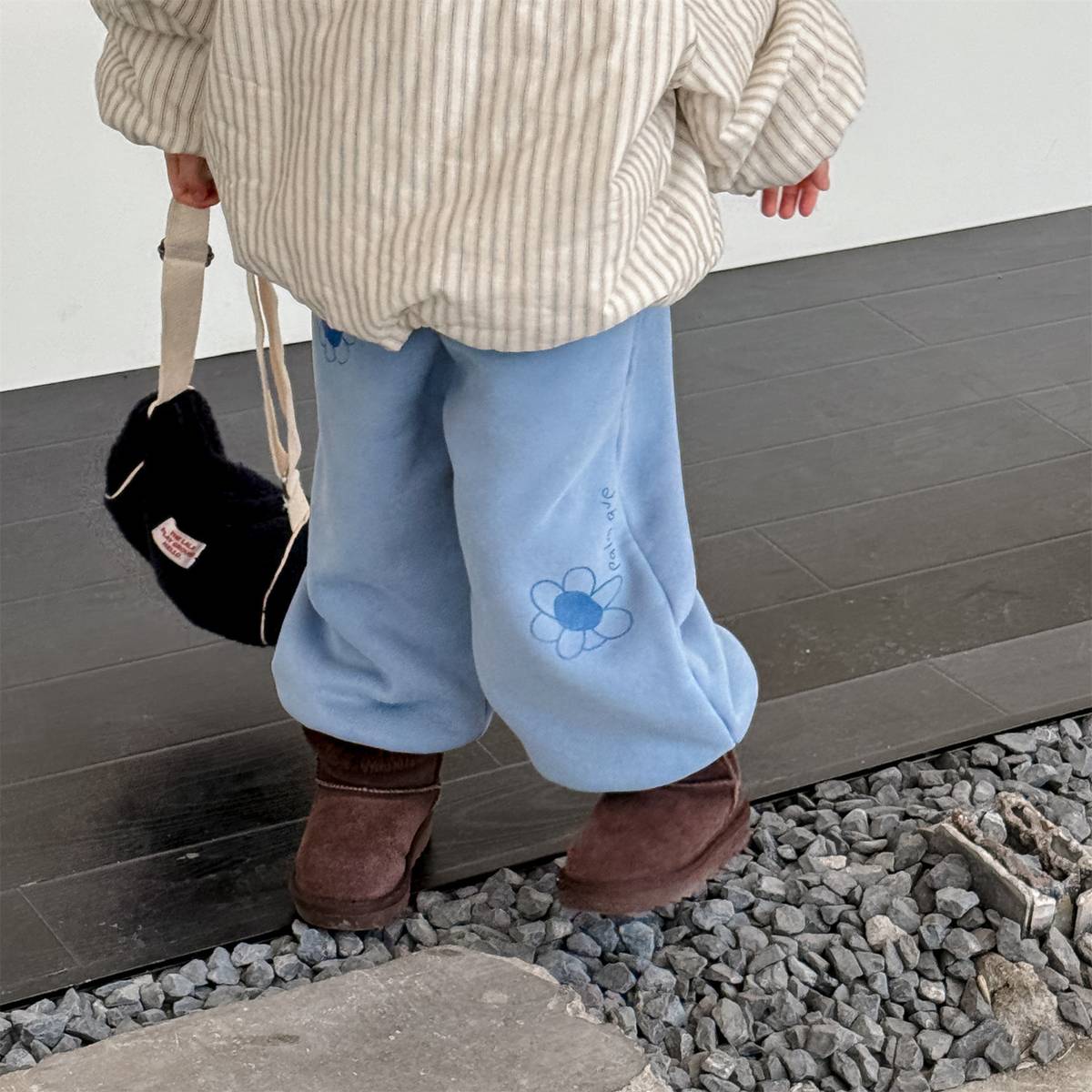 -裏起毛スウェットパンツ ロングパンツ 暖か長ズボン カジュアル【mh0011405】 - mamahalo shop - ロングパンツ・スウェットパンツ -  べビー服 - 子供服 - 男の子 - 女の子