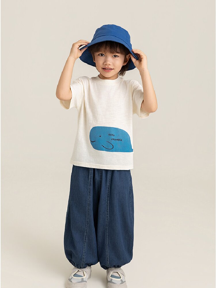 Cute Animal Graphic Cotton T-shirt アニマル プリント コットン Tシャツ【mh0012741】