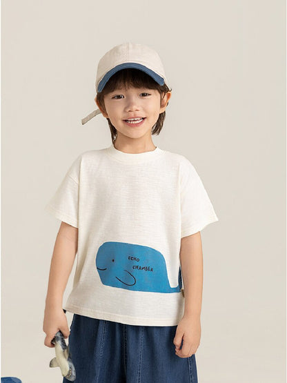 Cute Animal Graphic Cotton T-shirt アニマル プリント コットン Tシャツ【mh0012741】