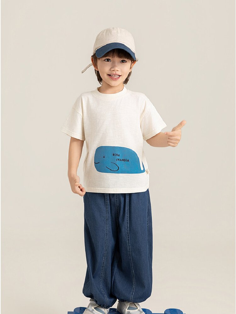 Cute Animal Graphic Cotton T-shirt アニマル プリント コットン Tシャツ【mh0012741】