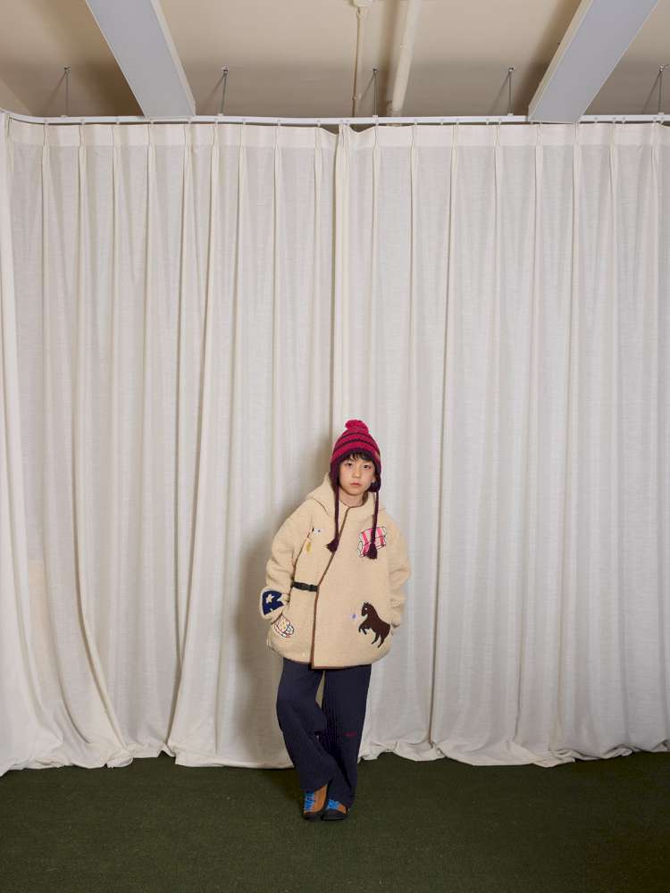 yummy&amp;rocky | Pantalones deportivos de forro polar grueso con bordado de logo [mh0020048]