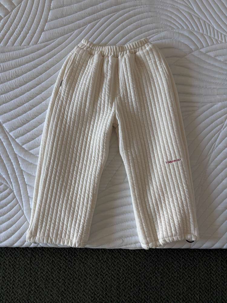 yummy&amp;rocky | Pantalones deportivos de forro polar grueso con bordado de logo [mh0020048]