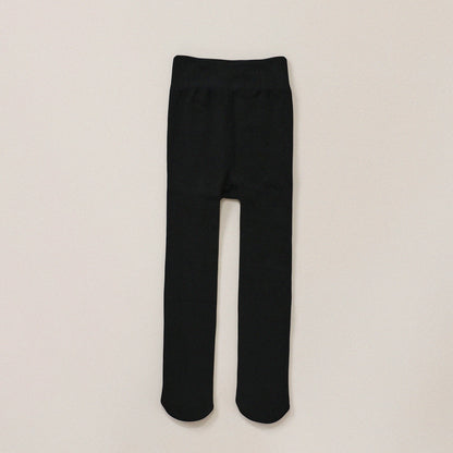 -キッズ タイツ 裏起毛 暖かい レギンス 無地 ファッション【mh0011345】 - mamahalo shop - レギンスパンツ -  べビー服 - 子供服 - 男の子 - 女の子