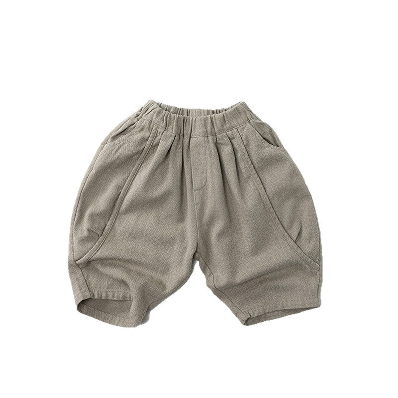 -コットンワイドテーパードパンツ【mh0010867】 - mamahalo shop - ロングパンツ・スウェットパンツ -  べビー服 - 子供服 - 男の子 - 女の子