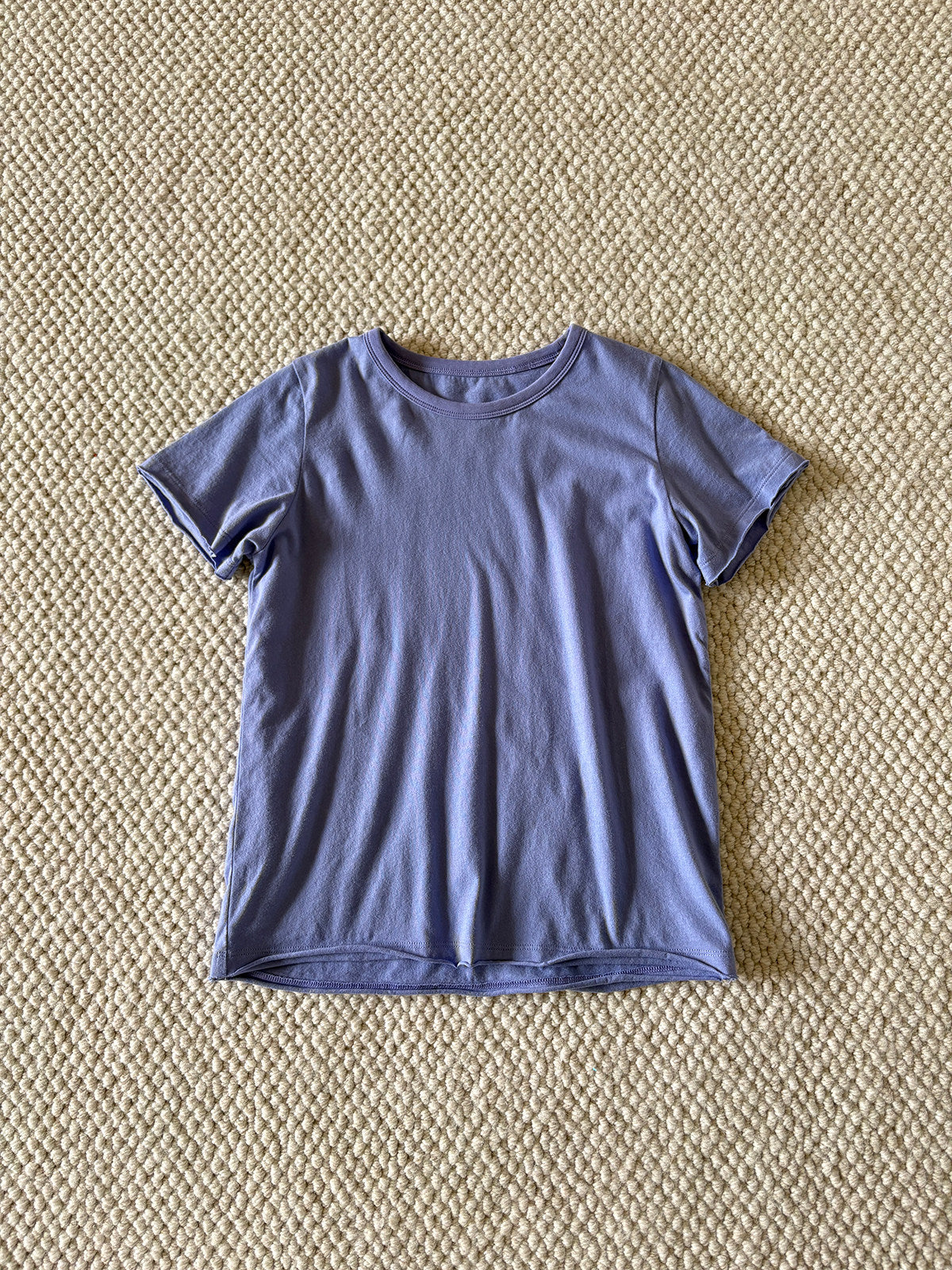 yummy&rocky | Cotton Raw Edge T-shirt コットン 半袖Tシャツ【mh0020174】