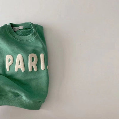 Baby Logo Print Long-Sleeve Sweatshirt [mh0000957]