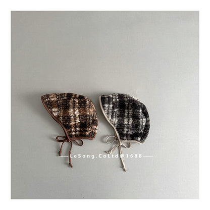 ベビー帽子 ボアフリース ボンネット 耳当て付き帽子【mh0011814】