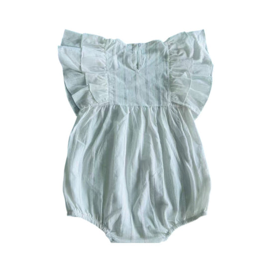 【mh0014749】2027 INS Europeo y Americano Primavera/Verano Bebé Jacquard Conjunto de Ropa para Cubrir el Trasero de Bebé Mono para Fiesta de 100 Días Triángulo Gateo Estilo Coreano