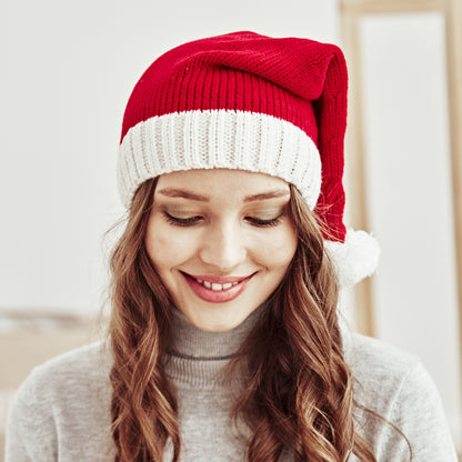 Baby Kids Knit Santa Pom-pom Hat Knit Cap 【mh0000889】