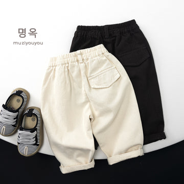 キッズ タック テーパード バルーン ロングパンツ【mh0014515】