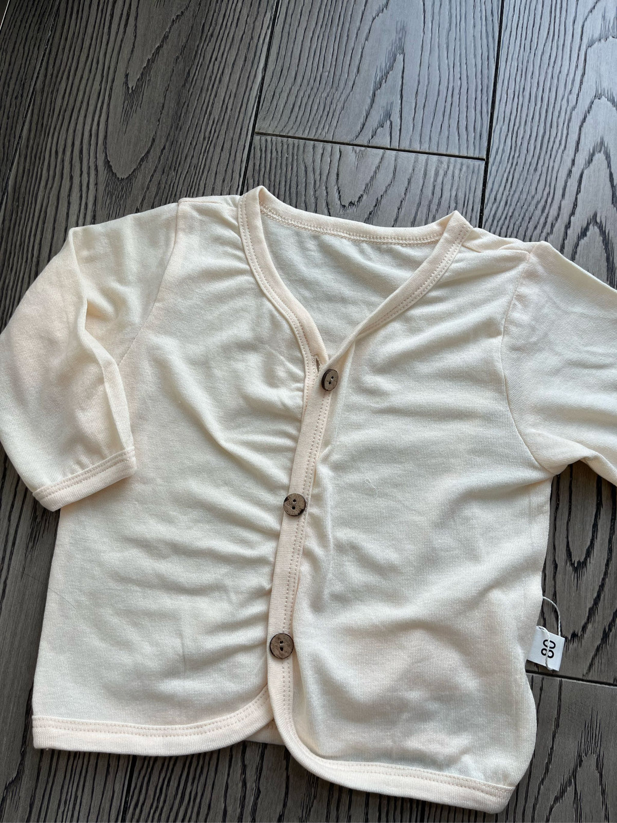ベビー フラワー 薄手 サマー ライトアウター カーディガン【mh0000750】 - Mamahalo shop - Beige White / 73cm