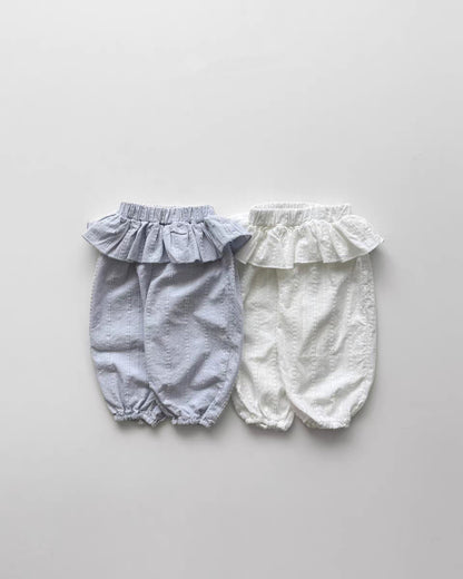 Fashionable Camisole Frill Pants Ruffle Camisole Long Pants [mh0013276]