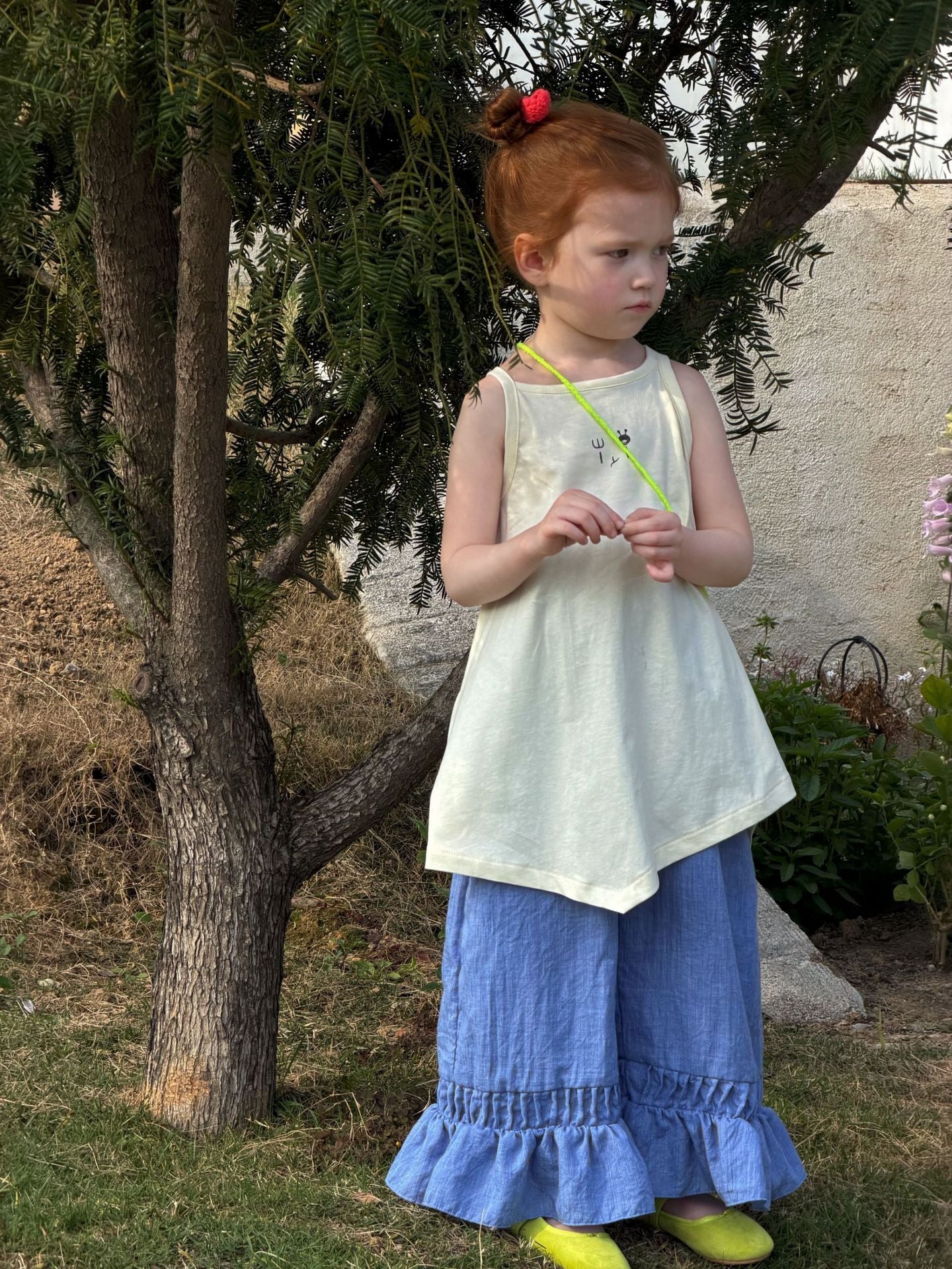 Sleeveless Back-Gathered Flared Vest Aライン ノースリーブチュニック【mh0013402】