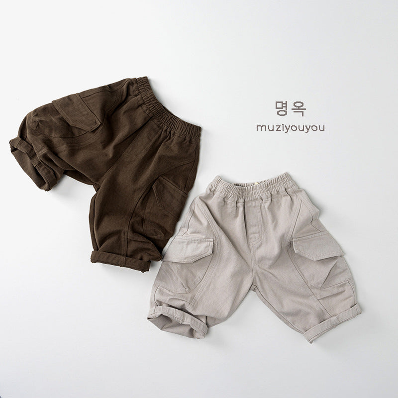 -フラップポケットバルーンカーゴパンツ【mh0010879】 - mamahalo shop - ロングパンツ・スウェットパンツ -  べビー服 - 子供服 - 男の子 - 女の子