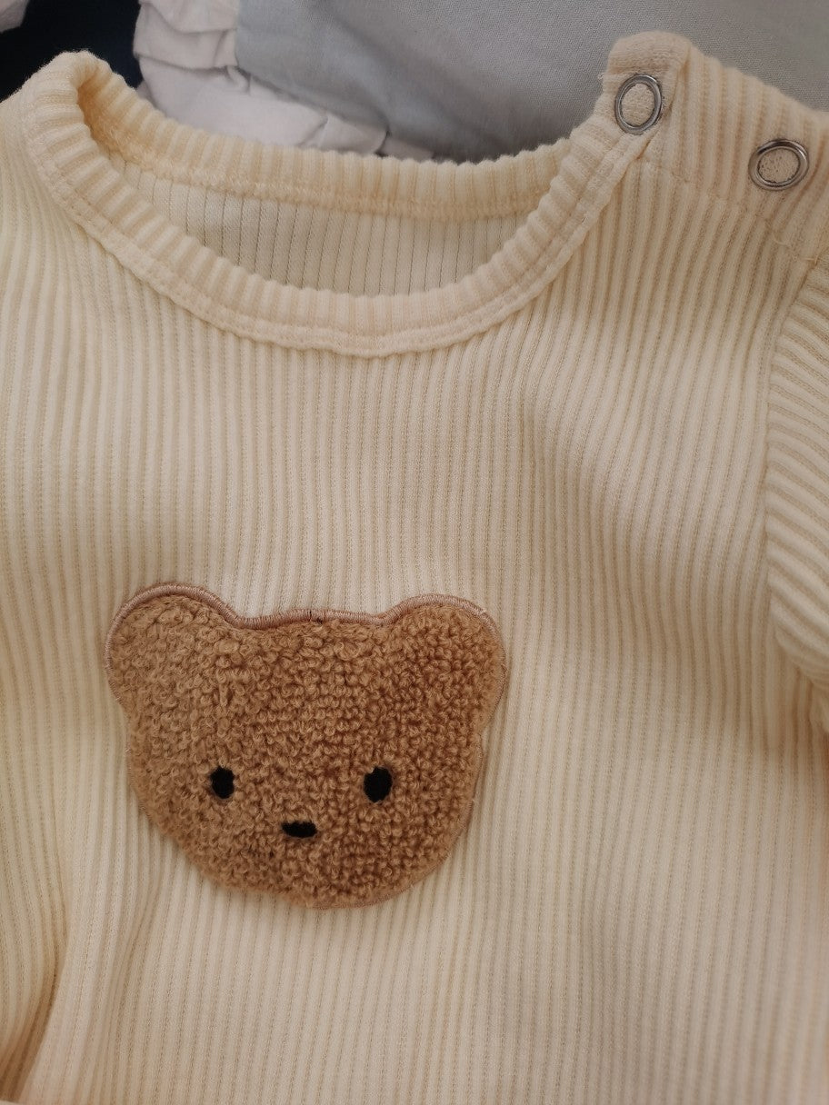 -ベビー くま ベア 長袖 ロンパース【mh0000598】 - mamahalo shop - 長袖ロンパース -  べビー服 - 子供服 - 男の子 - 女の子