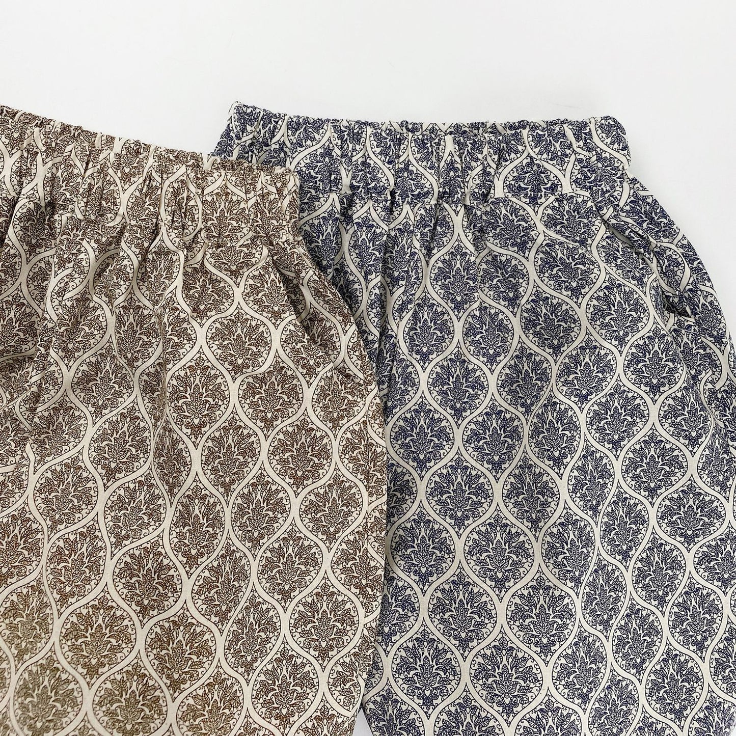 Printed Balloon Pants アラベスク ロングパンツ【mh0013472】