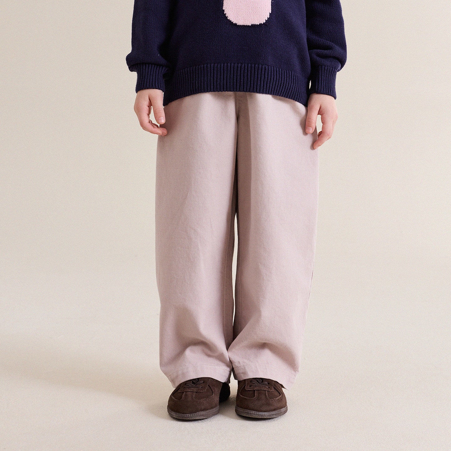 Kids' / Junior Wide-Leg Straight Pants [mh0013979]