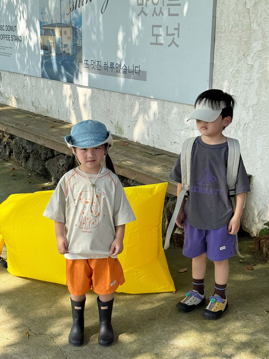 Mountain Outdoor Quick-dry Color-block comfortable T-shirt ラグラン 半袖Tシャツ【mh0013313】