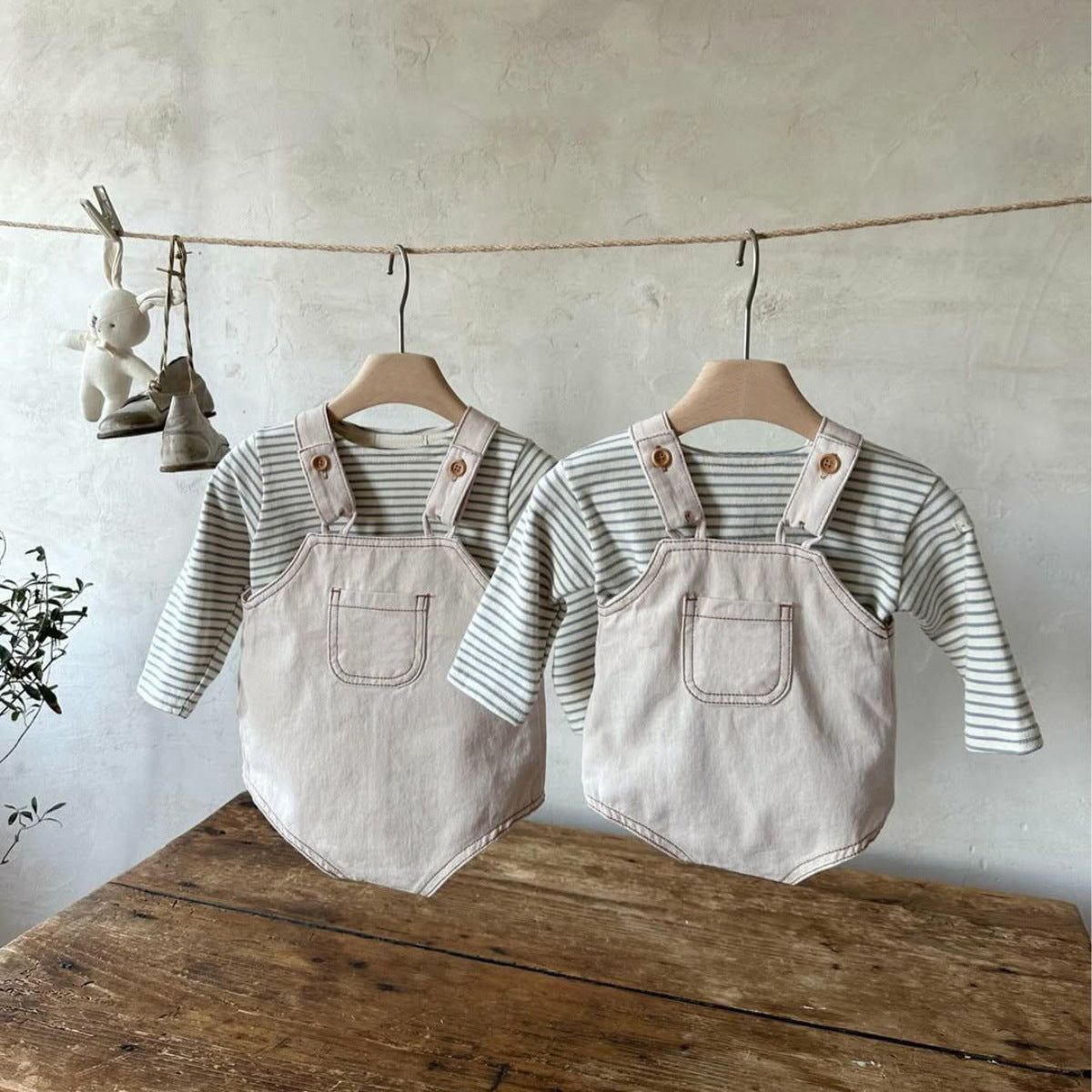 Baby Pocket Stitch Overalls