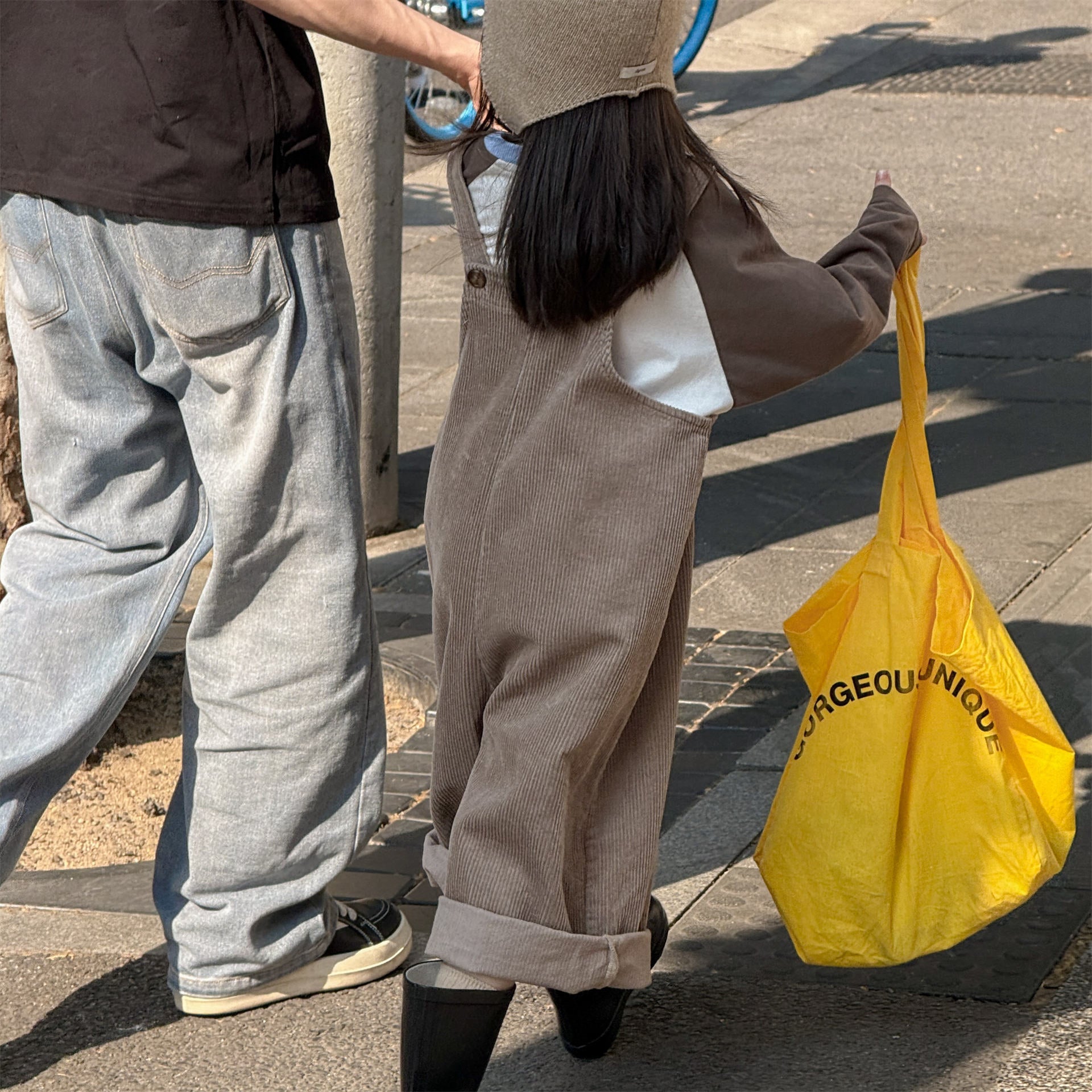 -コーデュロイオーバーオール サロペット ワイドパンツ【mh0010811】 - mamahalo shop - オーバーオール -  べビー服 - 子供服 - 男の子 - 女の子