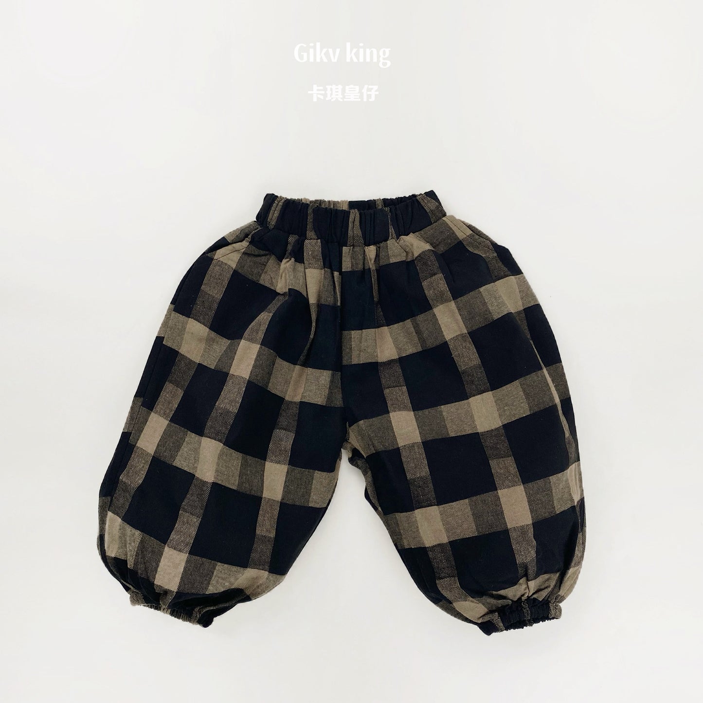 Retro Plaid Loose Leggings [mh0012574]