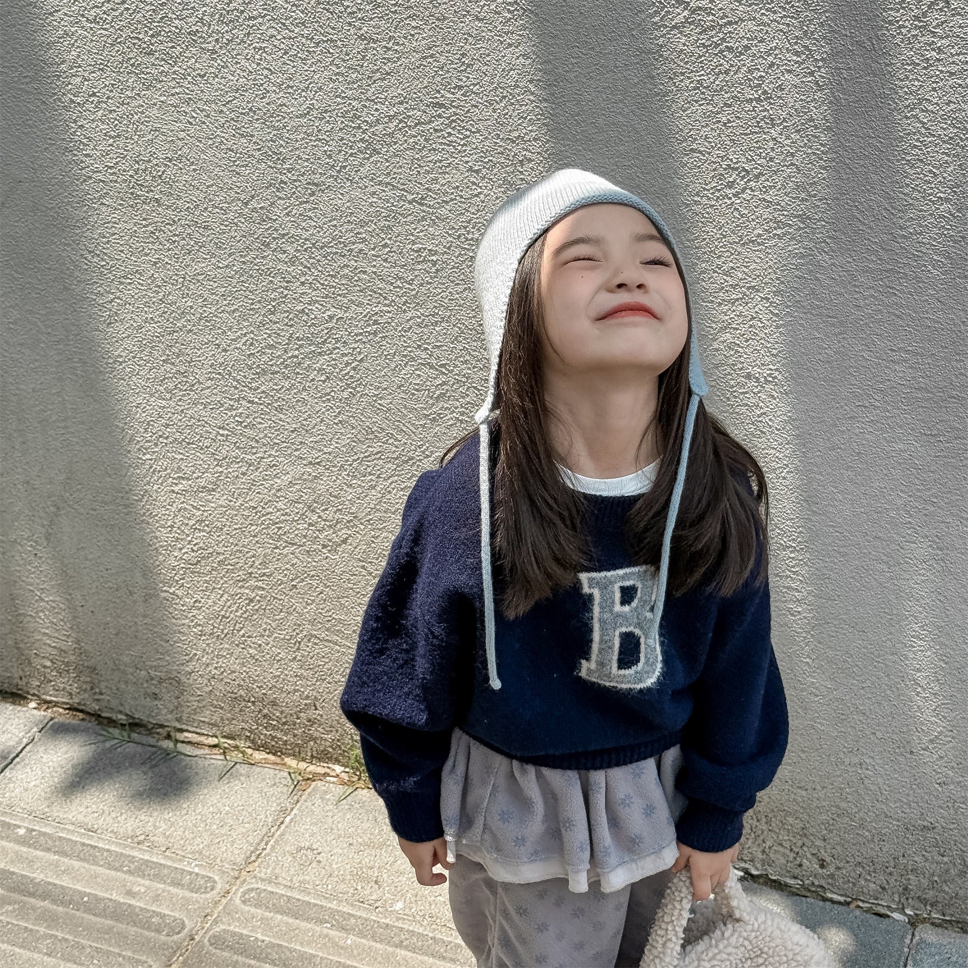 -ビッグワッペンニットセータープルオーバー【mh0010813】 - mamahalo shop - ニット・セーター -  べビー服 - 子供服 - 男の子 - 女の子