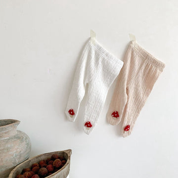 Mushroom Cable Knit Leggings きのこ ケーブル ニット レギンス パンツ【mh0000358】