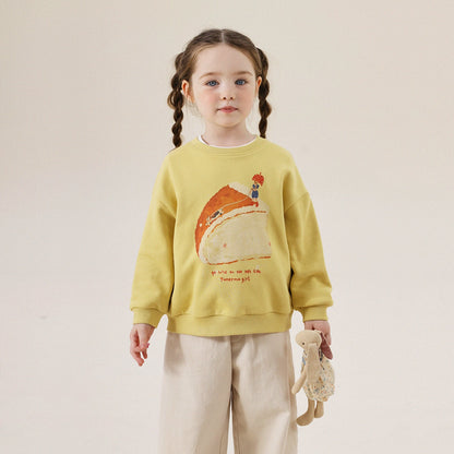 -アニマルプリント長袖スウェットトレーナー【mh0011297】 - mamahalo shop - トレーナー・フーディ -  べビー服 - 子供服 - 男の子 - 女の子