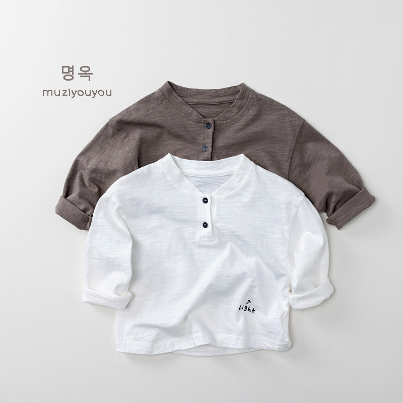 -ライトウェイト長袖Tシャツ【mh0010866】 - mamahalo shop - 長袖Tシャツ -  べビー服 - 子供服 - 男の子 - 女の子