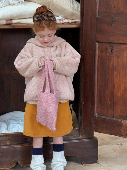 フーディジャケット フラワープリント 裏ボアフリース アウター【mh0011770】