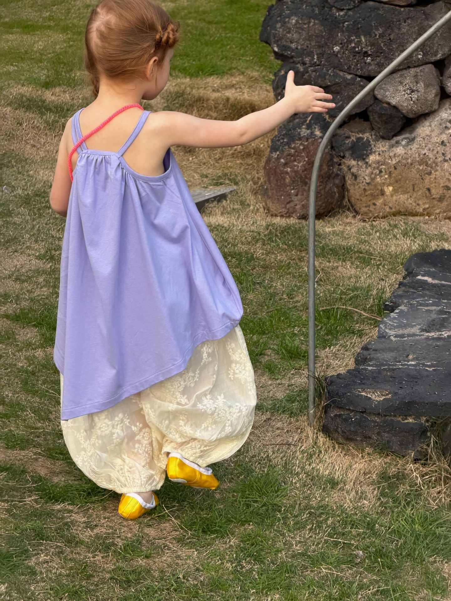 Embroidered Tencel Jogger Pants 刺繍 ロングパンツ【mh0013401】