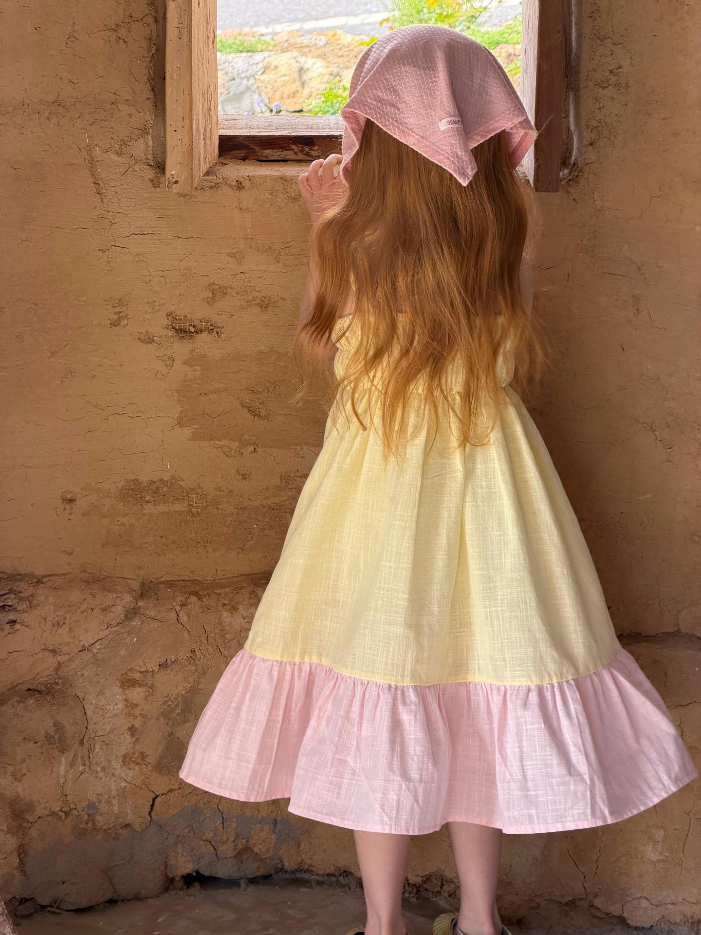 Embroidered Sundress シャーリング キャミワンピース【mh0013061】