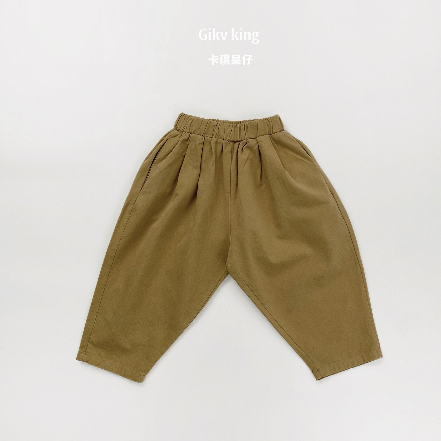 Cotton Loose Fit Straight Leg Pants 【mh0012560】