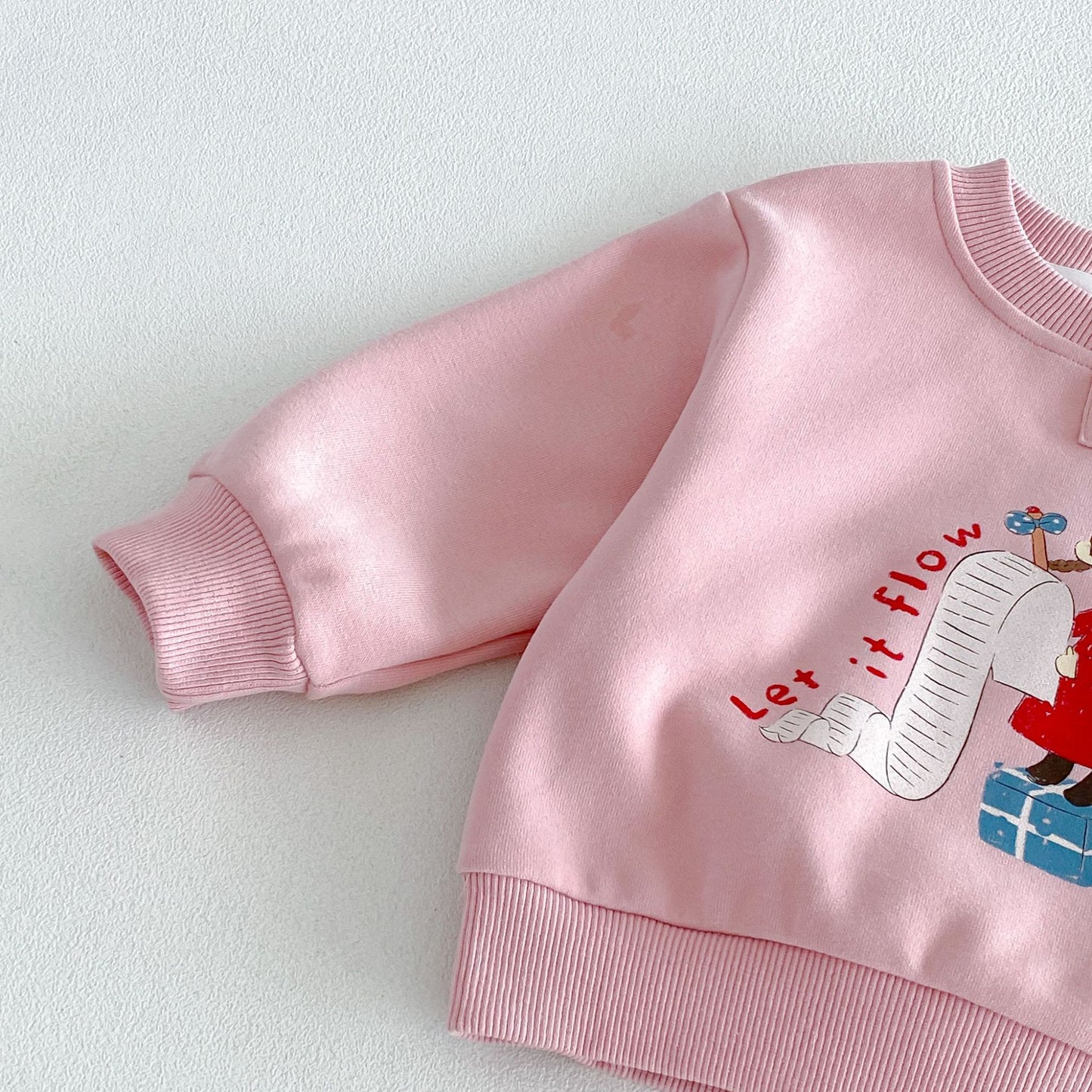 Sudadera de manga larga con estampado de personajes infantiles 【mh0014030】