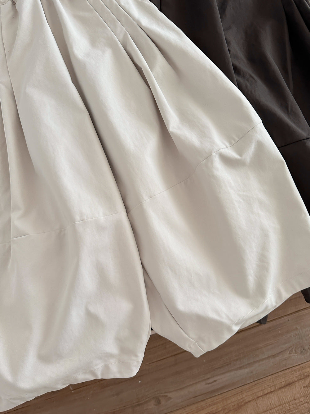 -ピンタック切り替えワイドガウチョパンツ【mh0010772】 - mamahalo shop - ロングパンツ・スウェットパンツ -  べビー服 - 子供服 - 男の子 - 女の子