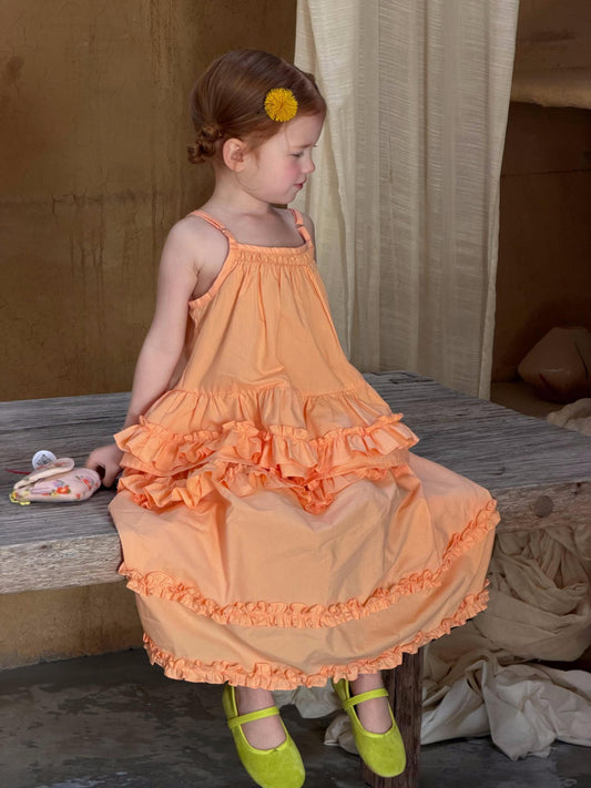 Tiered Ruffle Camisole Skirt Set
