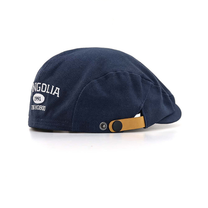 Alphabet Embroidery Hunting Cap アルファベット 刺繍 ハンチング帽【mh0013017】