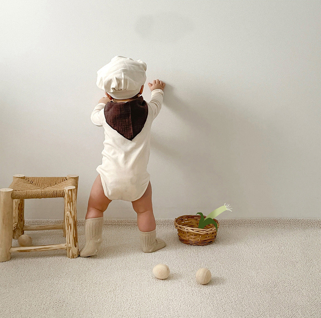 Baby Chef Costume Hat Set Romper シェフ ロンパース 帽子 セット コスチューム【mh0013354】