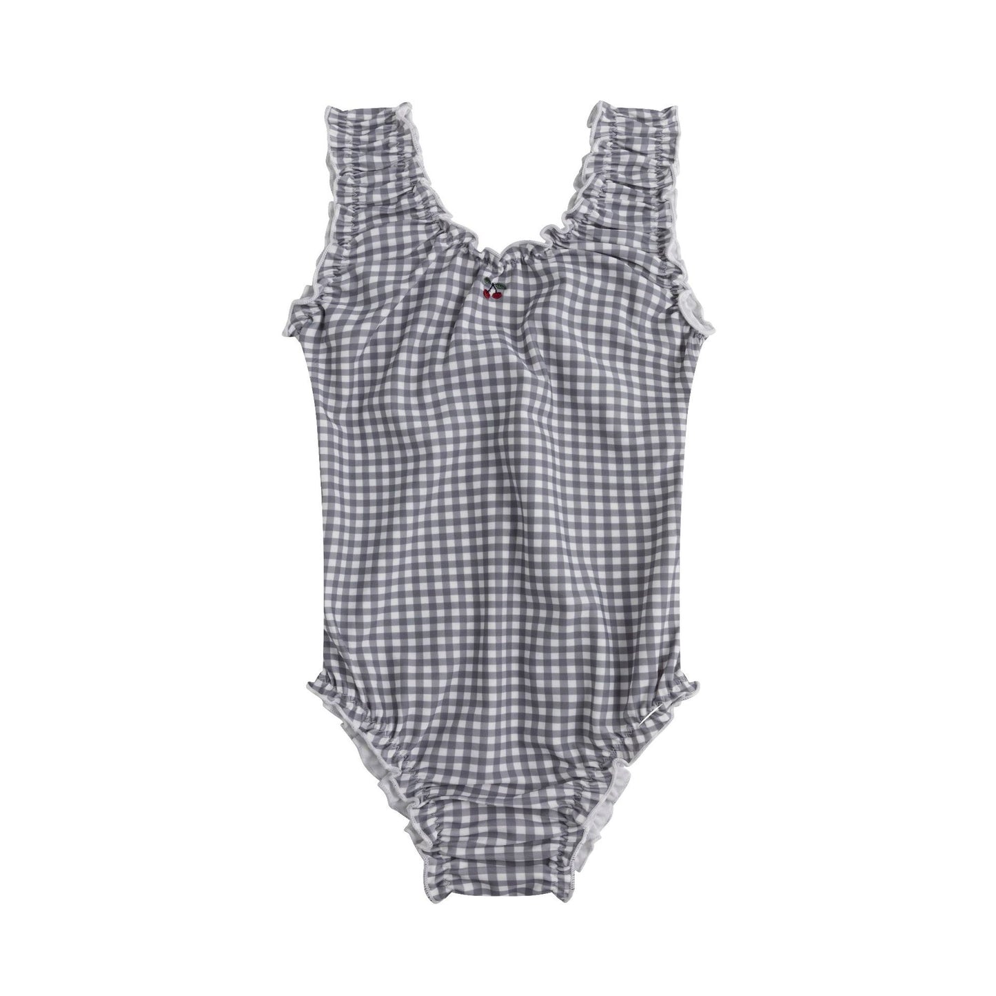 UPF50 Plus Gingham Ruffled One-piece ギンガムチェック 水着【mh0012602】