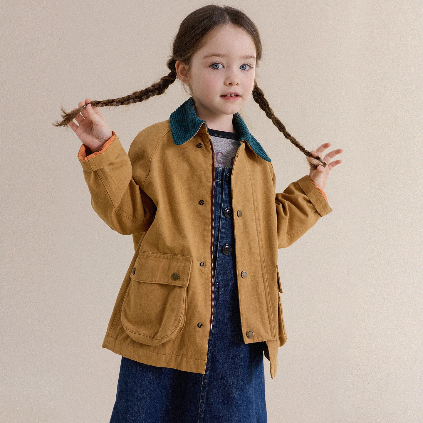 Kids' Junior Long-Sleeve Pocket Jacket