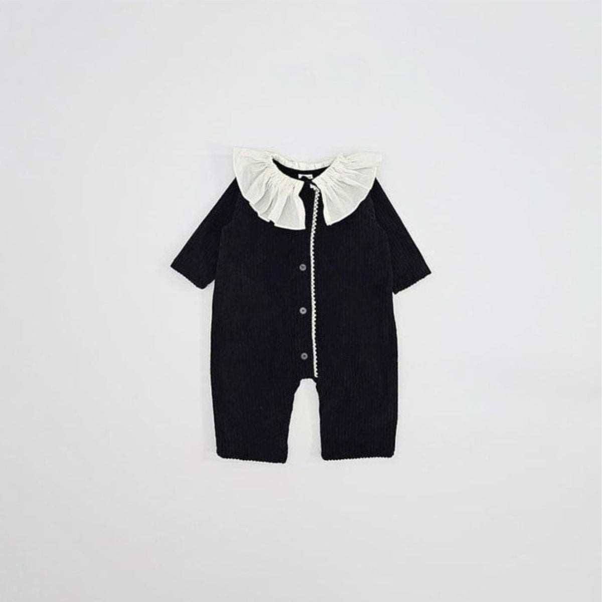 Baby Ruffle Collar Long-Sleeve Romper [mh0013887]