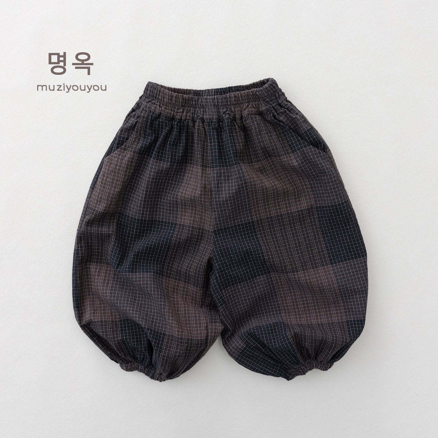 Check Casual Pocket Pants チェック ロングパンツ【mh0013613】