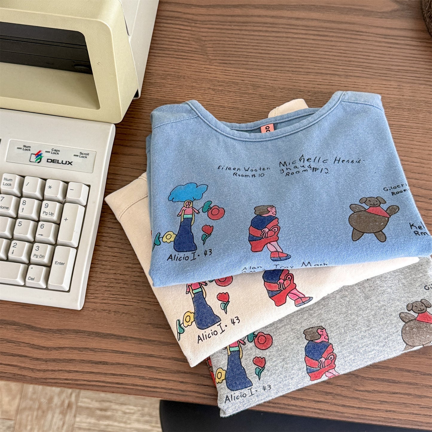 -イラストプリント長袖Tシャツ スウェット【mh0010807】 - mamahalo shop - 長袖Tシャツ -  べビー服 - 子供服 - 男の子 - 女の子