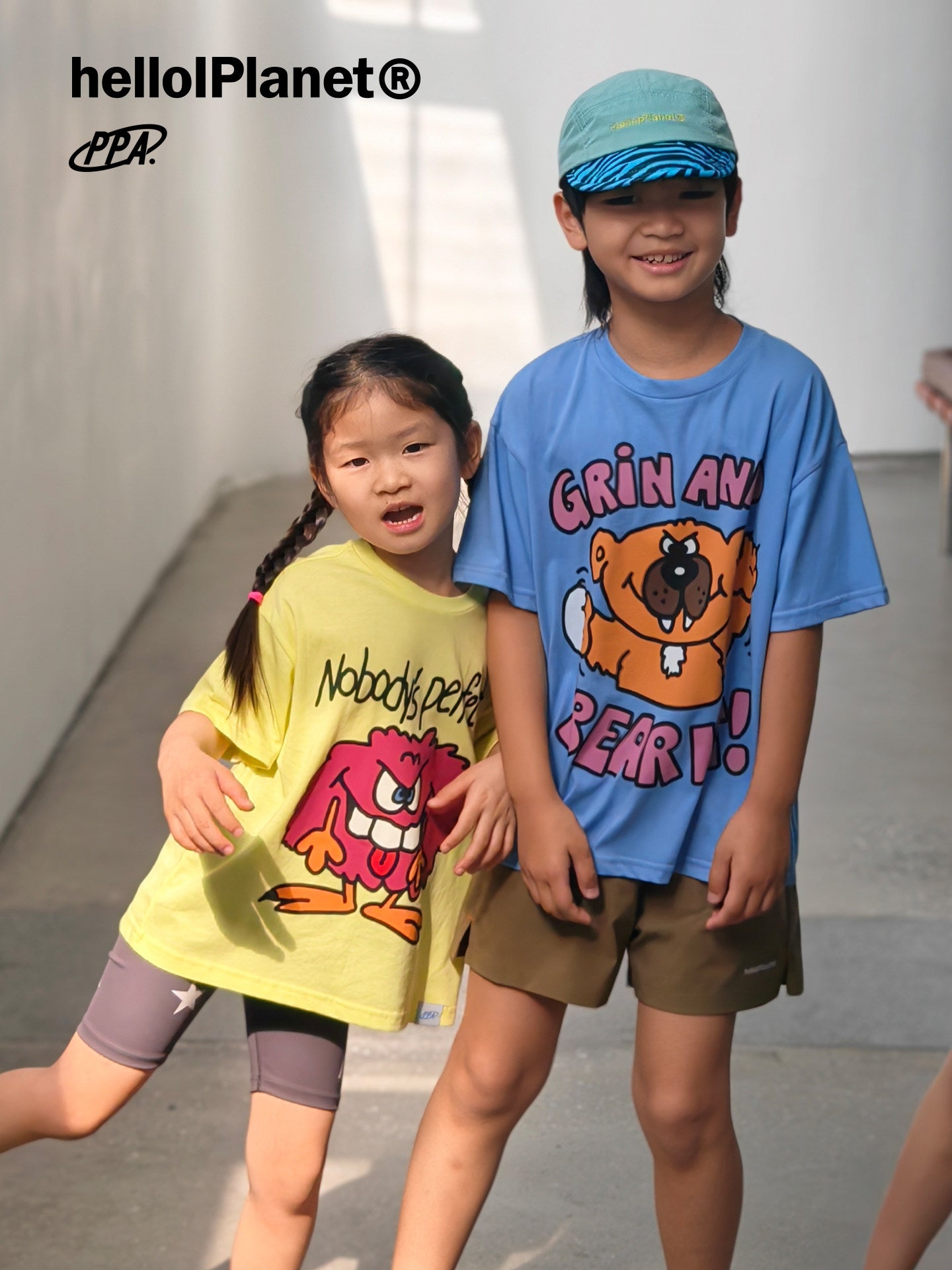 Cartoon Graphic Boxy Tee クルーネック 半袖Tシャツ【mh0013619】